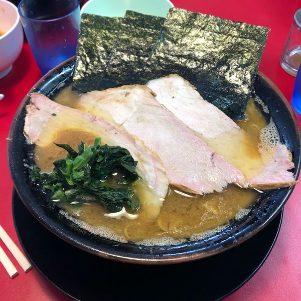 「チャーシュー麺　3枚」@家系ラーメン 王道家の写真