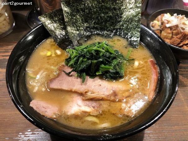 「ラーメン (720円)」@家系ラーメン クックらの写真