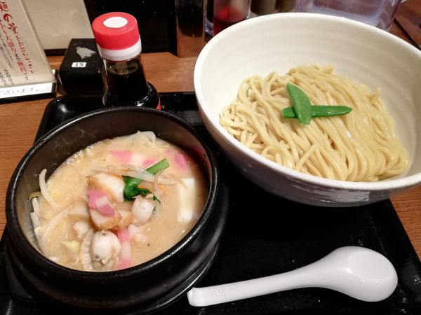 「海鮮ちゃんぽんつけめん（期間限定）」@三ツ矢堂製麺 川越店の写真