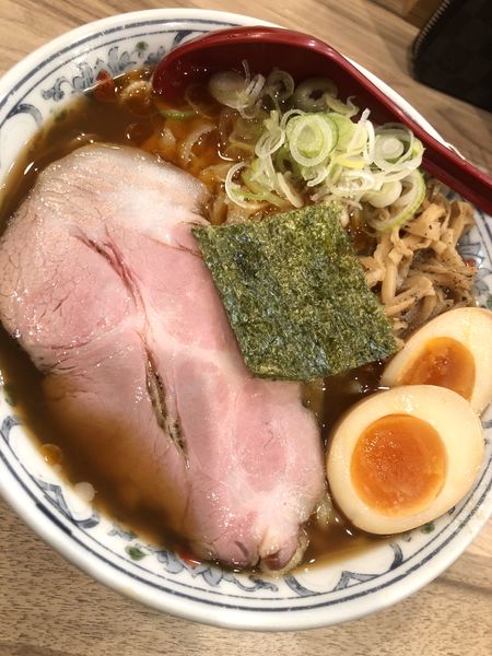 「【限定】スーパー超こゆい中華そば￥950＋味玉￥100」@くじら食堂 nonowa東小金井店の写真