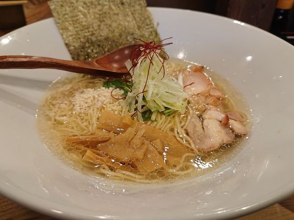 「鶏そば(平日ランチ限定セットA)」@鶏そばつけそば そるとの写真