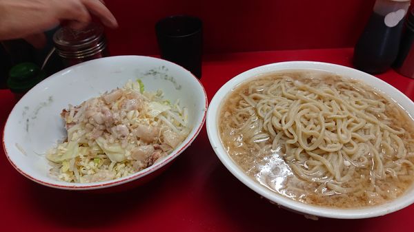 「麺マシ大  ニンニクマシマシ 油  カラメ」@ラーメン二郎 京急川崎店の写真