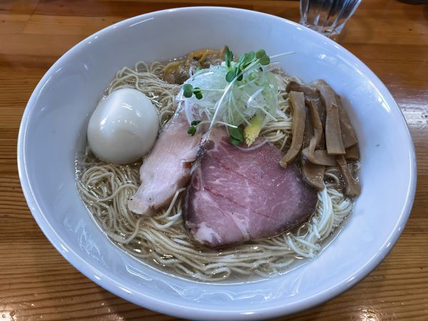 「【限定】貝出汁そば」@麺笑 コムギの夢の写真