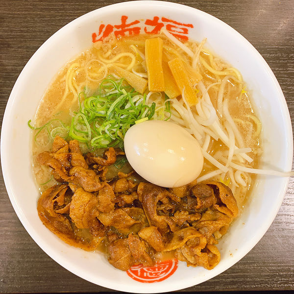 「肉玉そば（味玉入り）」@徳島中華そば 徳福 神田店の写真