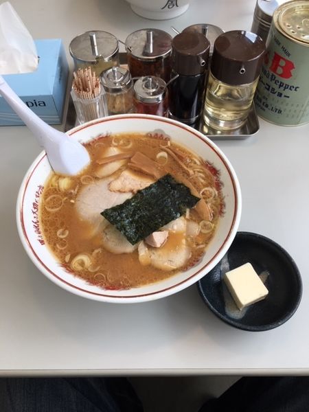 「味噌バター」@吾作ラーメン 御所野店の写真