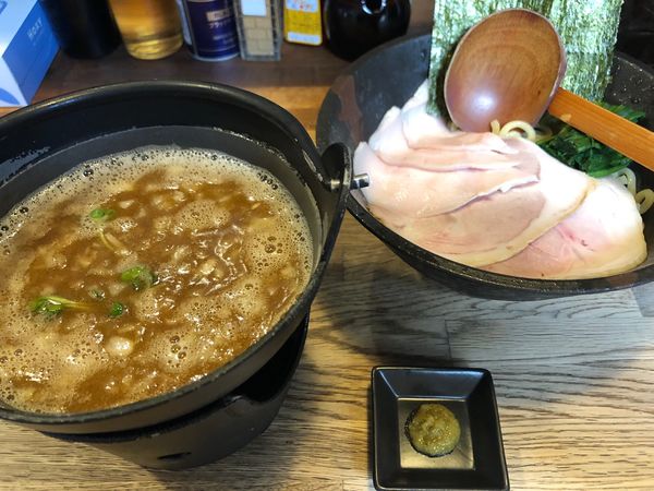 「鶏白湯つけ麺」@麺屋時茂の写真