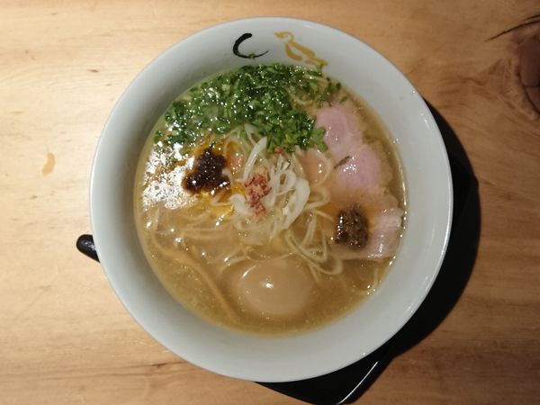 「味玉塩そば」@SOBAHOUSE 金色不如帰 新宿御苑本店の写真