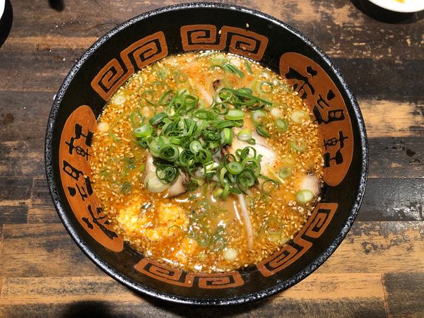 「ごま味噌ラーメン ピリカ＋替え麺」@希望軒 丹波篠山店の写真