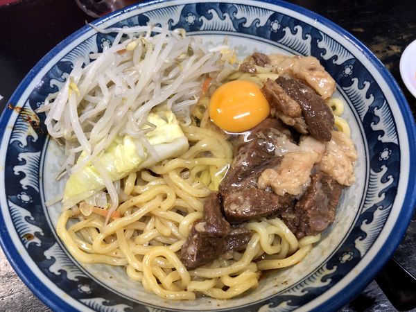 「牛すじ ぶっかけ」@らーめんしょっぷ中吉 綾瀬店の写真