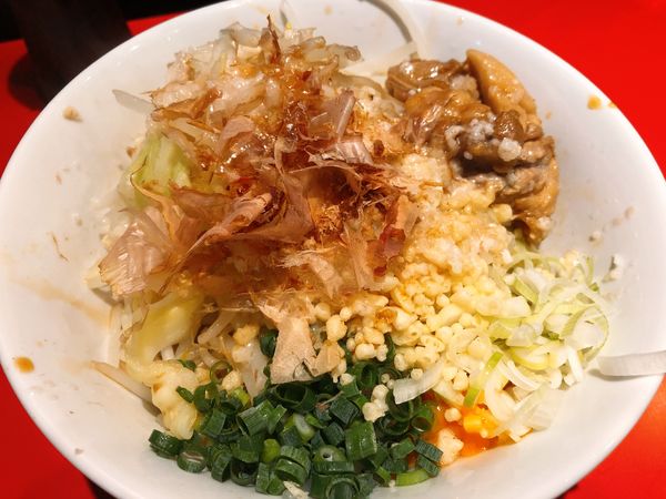 「まぜそば」@用心棒の写真