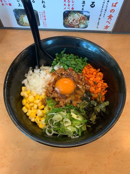 「台湾まぜそば」@男は黙って前を行け×麺屋 秀の写真