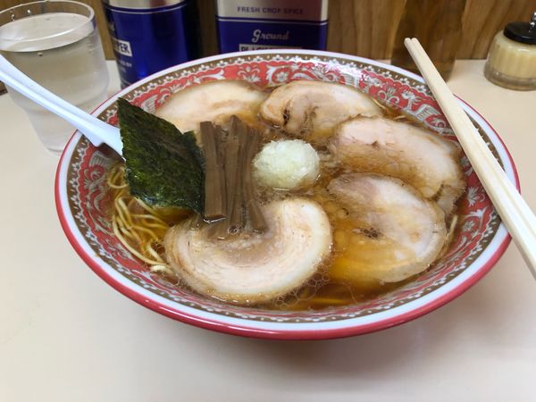 「バラチャーシュー麺大+麺やや硬め　900円」@タンタンの写真