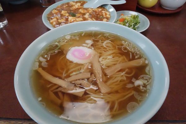 「Ｂランチ（ラーメン+半マーボー飯）」@豊園の写真