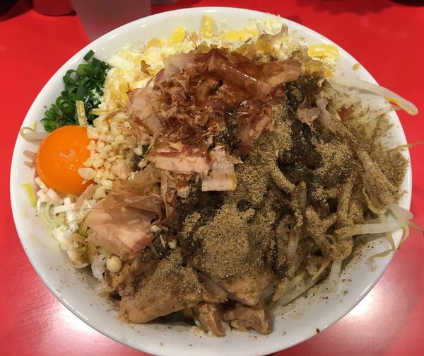 「まぜそば ダブルチーズ まぜ魚粉 他」@用心棒の写真