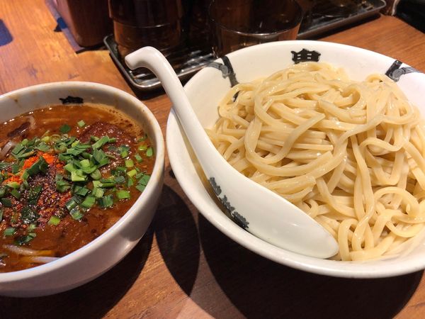 「カラシビつけ麺」@カラシビ味噌らー麺・つけ麺 神田本店の写真