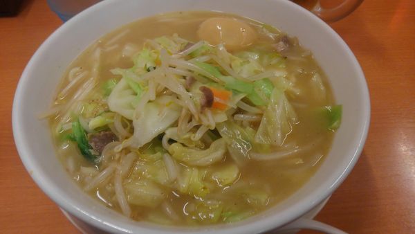 「タンメン　味玉」@日高屋 金沢文庫東口店の写真