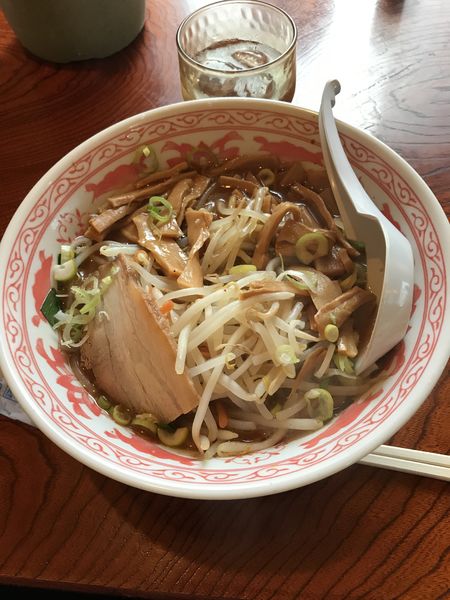 「豚骨醤油メンマ　780円」@平成ラーメンの写真