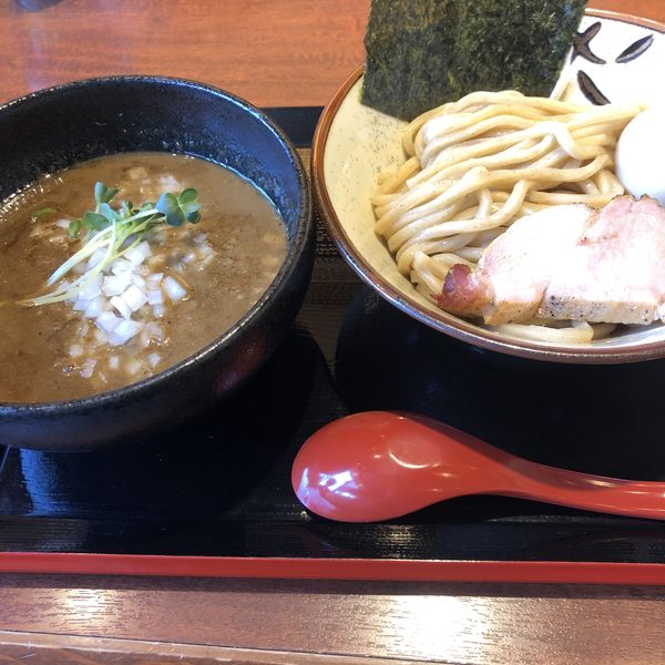 「限定　濃厚煮干しつけ麺」@中華そば 蓮の華の写真