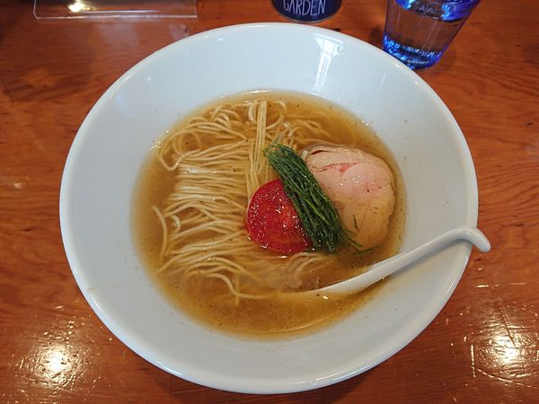 「白そば 850円」@麺屋 ブルーズの写真