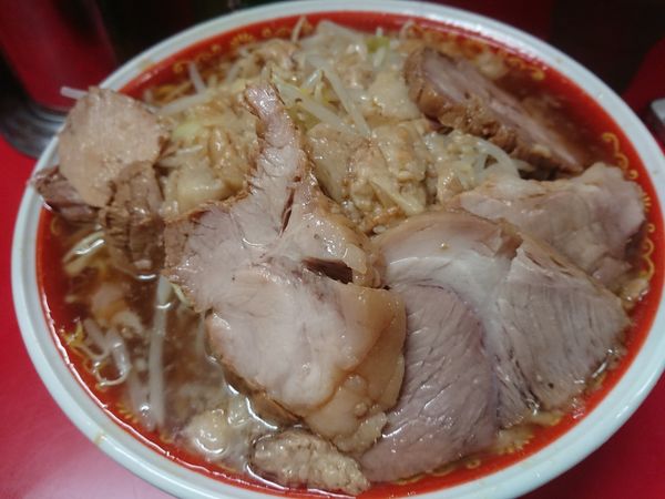 「大豚 かたかた」@ラーメン二郎 上野毛店の写真