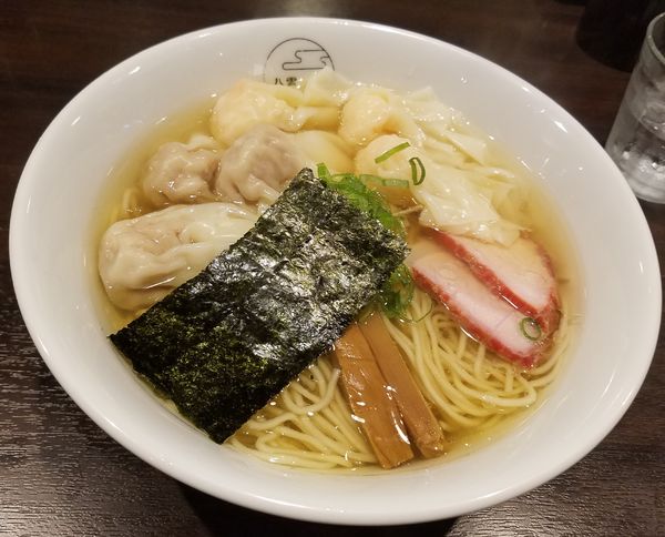 「白だし特製ワンタン麺¥1100」@八雲の写真
