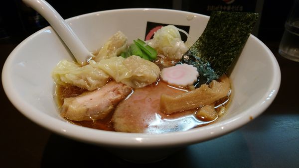 「【昼】ワンタン中華そば」@おおぜき中華そば店の写真