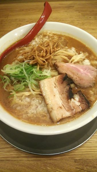 「江戸甘味噌ラーメン」@麺や 七彩 八丁堀店の写真