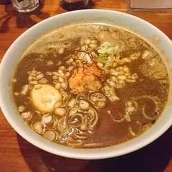 カレーラーメン&ゆで玉子