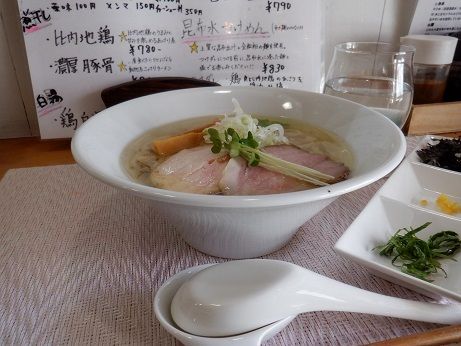 「淡麗比内　塩」@#HANABIYA ~ramen & bar~の写真