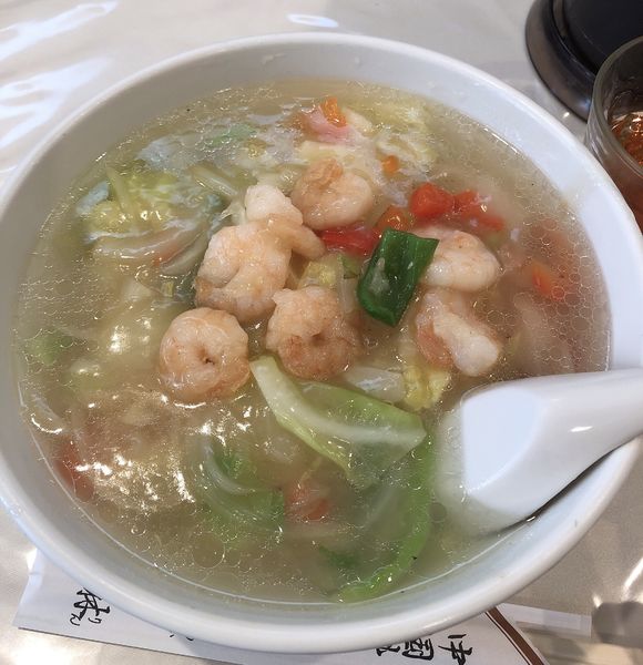 「海老そば1000円」@梅林の写真