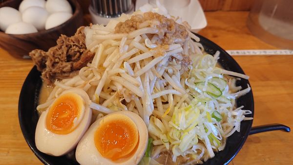 「野菜たっぷり濃厚味噌」@濃厚味噌ラーメン さごはちの写真
