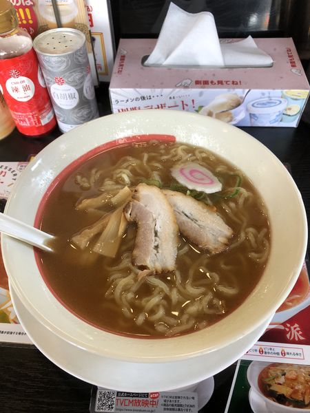 「喜伝ラーメン　プレミアムチャーシュー丼」@幸楽苑 戸田店の写真