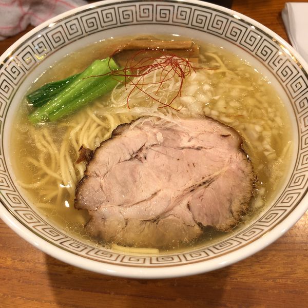 「煮干し塩ラーメン＋大盛」@拉麺 瑞笑の写真