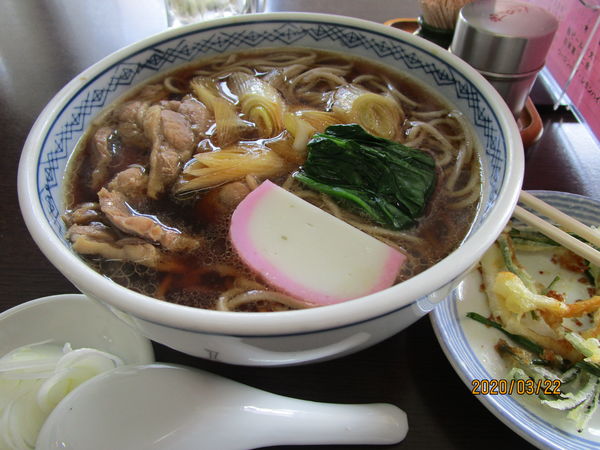 「鴨南蛮蕎麦 800円」@そば清の写真