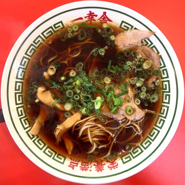 「博多中華そば (660円)」@ドライブイン一幸舎 空港店の写真