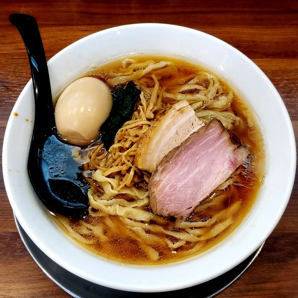 「味玉醤油らーめん」@純手打ち だるまの写真