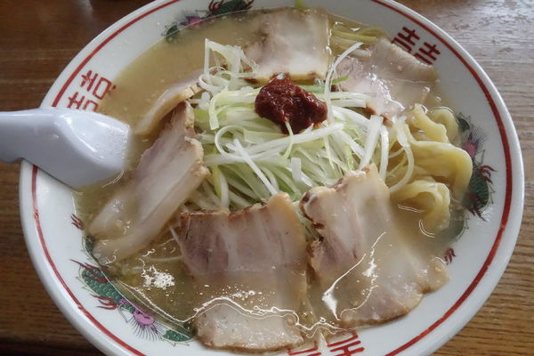 「ねぎみそチャーシュー　手打ち麺」@古川農園の写真