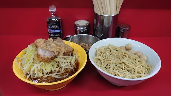 「小少なめ、つけ麺、うずら。」@ラーメン二郎 茨城守谷店の写真