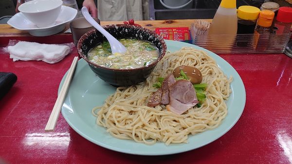 「つけ麺大盛り、チャーハン。」@とん平食堂の写真