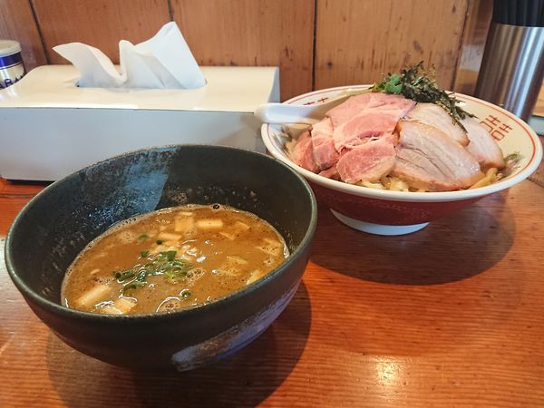 「豚骨魚介ちゃーしゅーつけ麺(魚介・手揉み麺)」@麺処 ほん田の写真