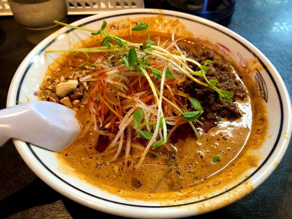 「ハルピン担々麺　辛シビ増し」@ハルピンラーメン 富士見諏訪南IC店の写真