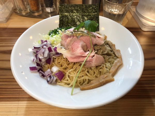 「汁なし煮干しそば」@純水煮干し中華そば 匠庵の写真