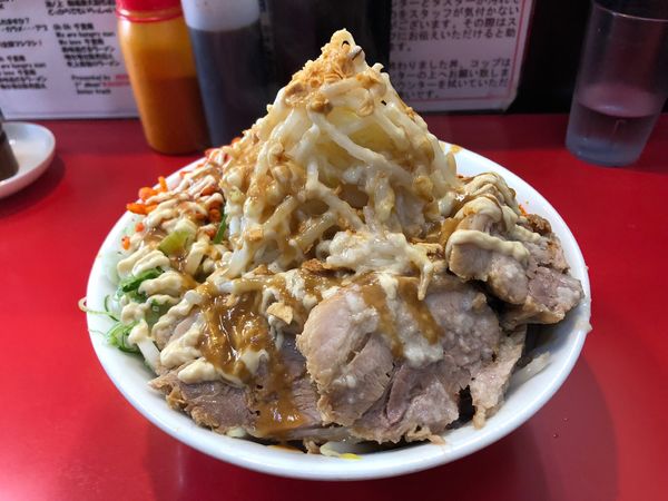 「ラーメン+追加豚2枚」@千里眼の写真