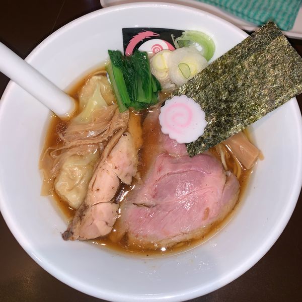 「ワンタン中華そば1000円。」@おおぜき中華そば店の写真