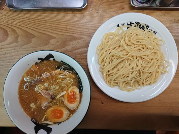 「肉入りつけそば」@中野大勝軒の写真
