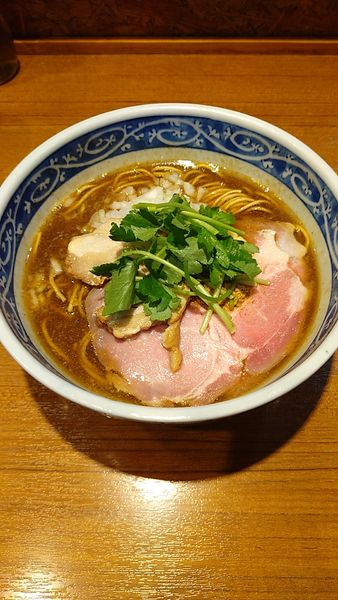 「3種の魚ｱﾗを使った中華そば」@寿製麺よしかわ 川越店の写真