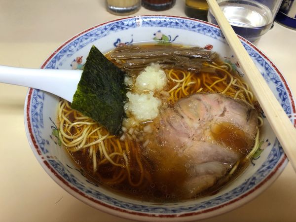 「並ラーメン+麺硬め+玉ネギ多目　600円」@タンタンの写真