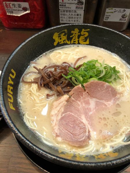 「ラーメン」@とんこつラーメン博多風龍 上野店の写真