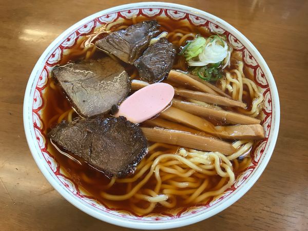 「中華そば　小盛　670円」@かめやの写真