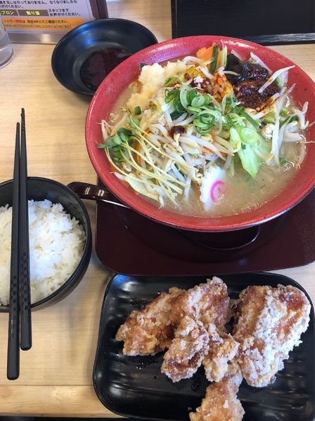 「濃厚タンメン でっからセット」@小江戸タンメン 蔵之介の写真